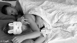 Is The Husband Waking His Blindfolded Wife With Fingering?