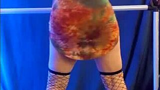 Hotwife Steffi does hippie witch dance, wanna see my wild pussy moves?