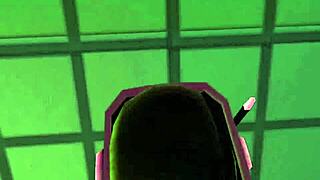 Cyber Girl Seduced by Outlaw's Rough Fuck