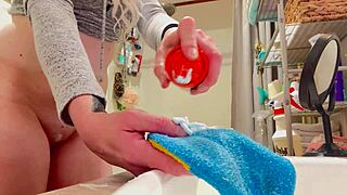 Nikki lixxx shaves her pussy and fingers herself in pov