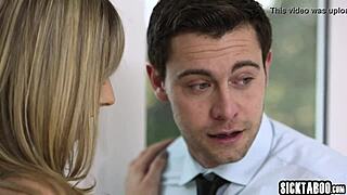 sexy brunette teen 18+ banged by a perverted professor in group hardcore