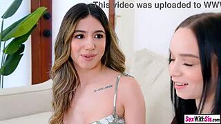 Babysitter Threesome With Big Cock Stud And Tiny Stepsis