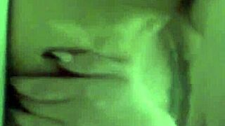 Christy Mack's sexy bath in the makeup room BTS