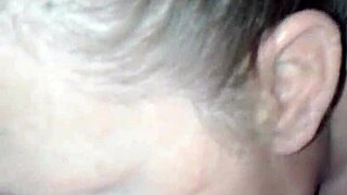 my wife gives a sloppy blowjob at home