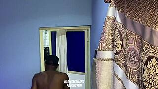 stepbro begged me to ride his big black cock till he creampied me