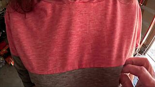 Ali Allure Fucks Garage Repairman Doggy!