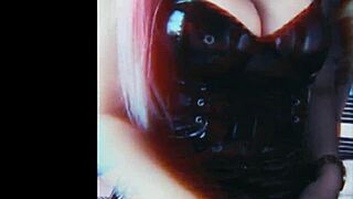 aesthetic hot girls in stockings and leather