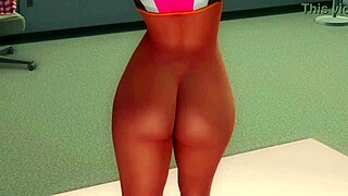 Hey, Lisa’s teasing ebony ass at Studio 4 is fire!