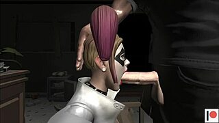 Intense super deepthroat blowjob with big cock in mouth for long time. Girl gags on huge dick.