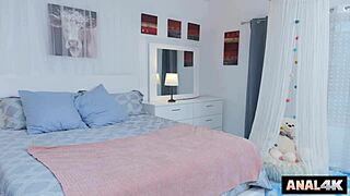 mochi mona bends over for doggystyle anal and turns her butthole into a cum dump.