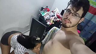 Colombian Babe Blows And Fucks Monster Cock For Job