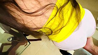 Stepmother, you're seducing your stepson with that huge vagina and cameltoe!