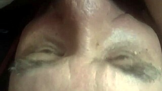 Amateur senior couple in 69 pose licking and sucking