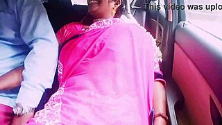 beautiful south indian housewife cheats in car with boyfriend