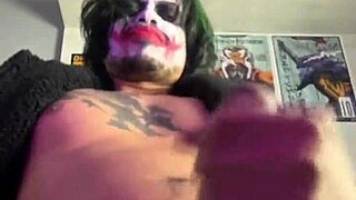 coringa in bat costume gives handjob