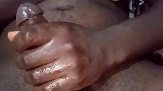 Sexyjayla254's Kenyan Crossdresser Strokes Big Black Cock  