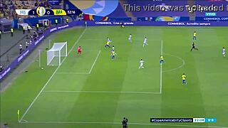 brazil loses to argentina in soccer