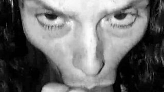 Rhonda bj queen sucks cum out of my nuts