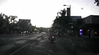 Slim amateur feels intense orgasm in first sex video