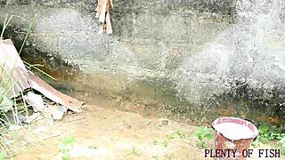 Latina hotie gets rough outdoor doggystyle.