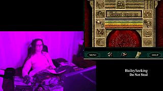 playing through blackmoor manor with naked brunette big tits