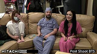 Patient BLAIRE CELESTE GETS HITACHI ORGASM FROM DOCTOR in hospital fetish