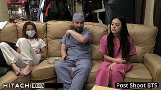 Patient BLAIRE CELESTE GETS HITACHI ORGASM FROM DOCTOR in hospital fetish