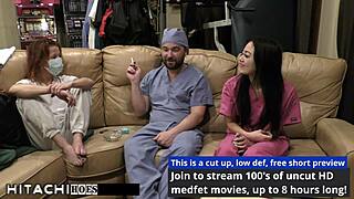 Patient BLAIRE CELESTE GETS HITACHI ORGASM FROM DOCTOR in hospital fetish