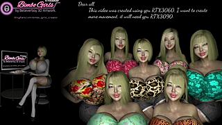 Check out this bimbo with big boobs and ass