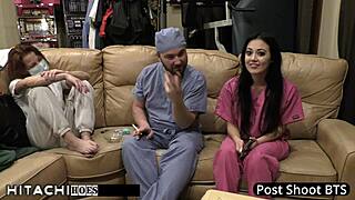 Patient BLAIRE CELESTE GETS HITACHI ORGASM FROM DOCTOR in hospital fetish