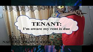 landlady wants rent or my cum? ebony bbw in cosplay 😏