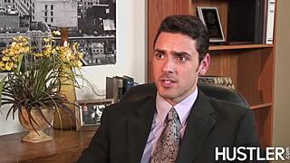 Latina Adrianna Luna Bent Over Office Bang