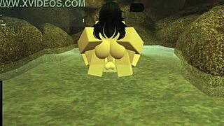 i grab my best amiga for quick hardcore sex in cartoon style. we do it roblox litfrith way with full passion