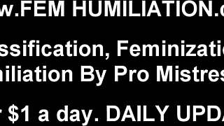 I will help you become a sissy girl