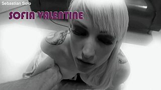 Why does Sofia Valentine gag on the Sybian machine in POV?