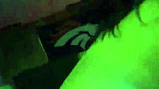 Petite 18+ couple sucking cock, handjob, and cum on big tits