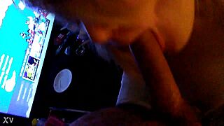 Want to see this blonde amateur blowjob?