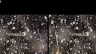 vr piss play and dildo fucking with blonde teen fingering close up