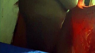 Just out of shower with wet pussy