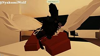 A beautiful ebony girl empties balls with her big black cock.