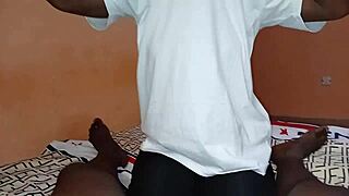 Ebony Teen with Tight Pussy Fucks Friend in Panties and Pantyhose?