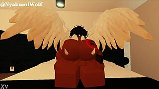 A beautiful ebony girl empties balls with her big black cock.