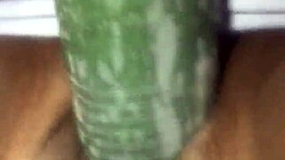 Watch kissesxxx fuck that cucumber in public and squirt everywhere!