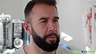 anna claire clouds will pounder - just what the doctor ordered with this petite blonde teen masseuse pounding hard!