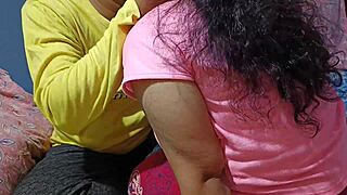 An indian beautiful girl has hot sex with her lover at home