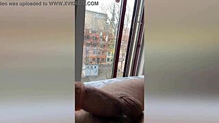 flash in hotel wellton riga 😏 latvian babe showing off