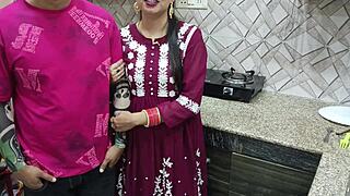 indian desi bhabhi fucked hard by devar in kitchen with deepthroat and cum