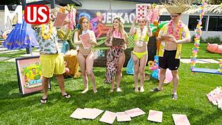 jerkaoke summertime orgy featuring madison morgan and more