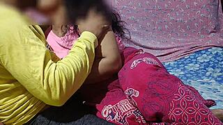 An indian beautiful girl has hot sex with her lover at home