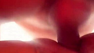 Homemade video of brunette maid in group creampie